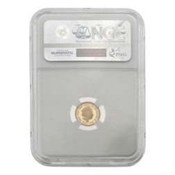 Pre-Owned 2017 UK 200th Anniversary Proof Quarter Sovereign Gold Coin - NGC Graded PF 70 Ultra Cameo