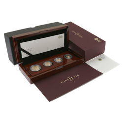 Pre-Owned 2020 UK Sovereign Gold Proof 4-Coin Set
