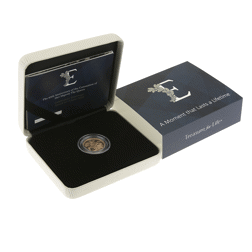 Pre-Owned 2018 UK 65th Anniversary of the Coronation Brilliant Uncirculated Full Sovereign Gold Coin