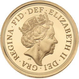 Pre-Owned 2018 UK 65th Anniversary of the Coronation Brilliant Uncirculated Full Sovereign Gold Coin