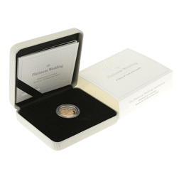 Pre-Owned 2017 UK Platinum Wedding Brilliant Uncirculated Full Sovereign Gold Coin