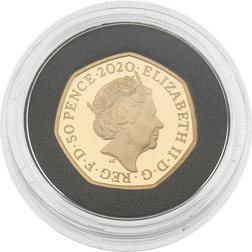 Pre-Owned 2020 UK Withdrawal from the European Union 50p Proof Gold Coin