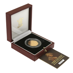 Pre-Owned 2005 UK Samuel Johnson's Dictionary Gold Proof 50p Coin