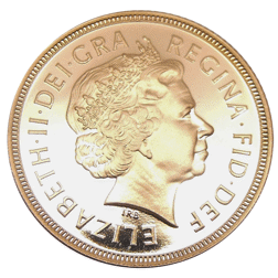 Pre-Owned 1999 UK Full Sovereign Proof Design Gold Coin