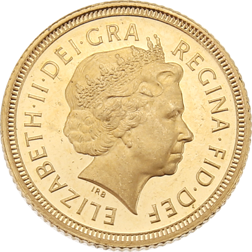 Pre-Owned 1998 UK Half Sovereign Proof Design Gold Coin