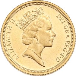 Pre-Owned 1997 UK Proof Design Half Sovereign Gold Coin