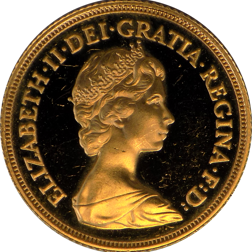 Pre-Owned 1984 UK Full Sovereign Proof Design Gold Coin