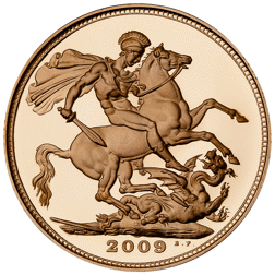 Pre-Owned 2009 UK Full Sovereign Proof Gold Coin