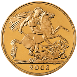 Pre-Owned 2008 UK Full Sovereign Proof Gold Coin