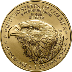 Pre-Owned USA Eagle Type II 1oz Gold Coin - Mixed Dates