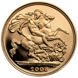 Pre-Owned 2006 UK Full Sovereign Proof Gold Coin