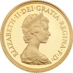 Pre-Owned 1982 UK Full Sovereign Proof Gold Coin