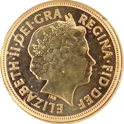 Pre-Owned 2006 UK Half Sovereign Gold Coin