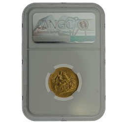 Pre-Owned 1931 South Africa Full Sovereign Gold Coin NGC Graded AU 58 - 4862626-004