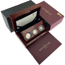 Pre-Owned 2020 UK Sovereign Proof Gold 3-Coin Collection