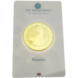 Pre-Owned 2021 UK Britannia 1oz Gold Coin - Carded