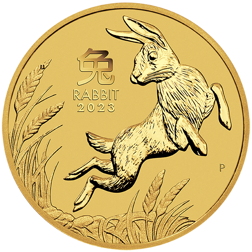 2023 Australian Lunar Rabbit 1oz Gold Coin