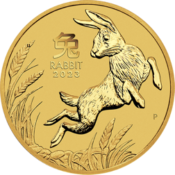 2023 Australian Lunar Rabbit 1/10oz Gold Coin