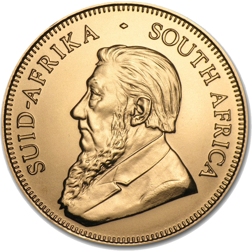 Pre-Owned South African Krugerrand 1/4oz Gold Coin - Mixed Dates