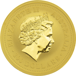 Pre-Owned 2004 Australian Kangaroo 1oz Gold Coin