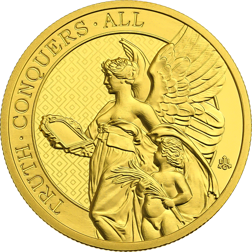 2022 St Helena The Queen's Virtues: Truth 1oz Gold Coin