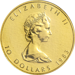 Pre-Owned Canadian Maple 1/4oz Gold Coin - Mixed Dates