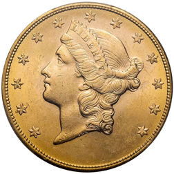 Pre-Owned USA $20 Double Eagle Gold Coin - Mixed Dates