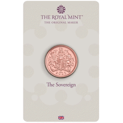 Pre-Owned 2022 UK Full Sovereign Gold Coin - Carded