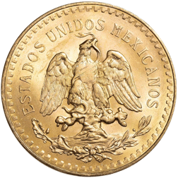 Pre-Owned Mexican 50 Peso Gold Coin - Mixed Dates