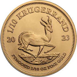 2023 South African Krugerrand 1/10oz Gold Coin