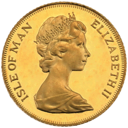 Pre-Owned 1979 Isle of Man Full Sovereign Proof Design Gold Coin