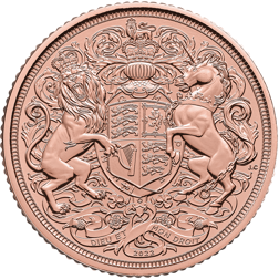 2022 UK Memorial Half Sovereign Gold Coin