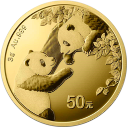 2023 Chinese Panda 3g Gold Coin