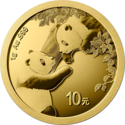 2023 Chinese Panda 1g Gold Coin