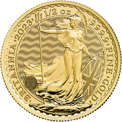 2023 UK King Charles III Britannia 1/2oz Gold Coin