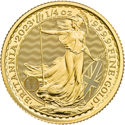 2023 UK King Charles III Britannia 1/4oz Gold Coin
