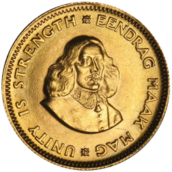 Pre-Owned South African 1 Rand Gold Coin - Mixed Dates