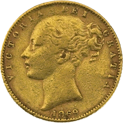 Pre-Owned 1869 London Mint DN.44 Victorian 