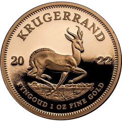 Pre-Owned 2022 South African Krugerrand 1oz Proof Design Gold Coin