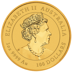 Pre-Owned 2021 Australian Lunar Ox 1oz Gold Coin