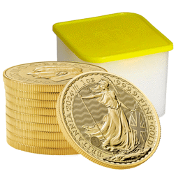 Pre-Owned UK King Charles III Britannia 1oz Gold Coin - Mixed Dates