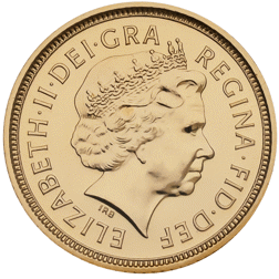 Pre-Owned 2005 UK Half Sovereign Gold Coin