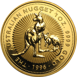 Pre-Owned 1996 Australian Nugget 1oz Gold Coin