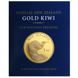 Pre-Owned New Zealand Kiwi 1oz Gold Round