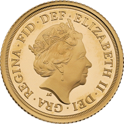 Pre-Owned 2018 UK Half Sovereign Proof Gold Coin