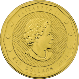 Pre-Owned 2011 Canadian Mountie 1oz Gold Coin