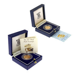 Proof Half Sovereign Gold Coin – 1985 – 1988