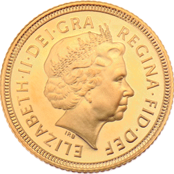 Proof Half Sovereign Gold Coin – 2000 – 2001