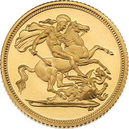 Proof Half Sovereign Gold Coin – 2003 – 2004