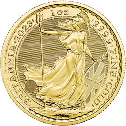 Pre-Owned 2023 UK Queen Elizabeth II Britannia 1oz Gold Coin